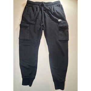 Nike Sportswear Club Fleece Cargo Joggers Pants Black Men's L